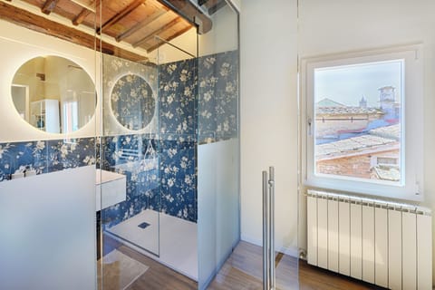 Shower, rainfall showerhead, hair dryer, bidet