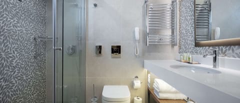 Suite, 2 Bedrooms | Bathroom | Rainfall showerhead, free toiletries, hair dryer, bathrobes