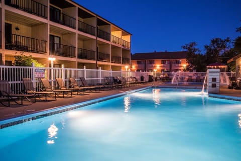 Indoor pool, seasonal outdoor pool