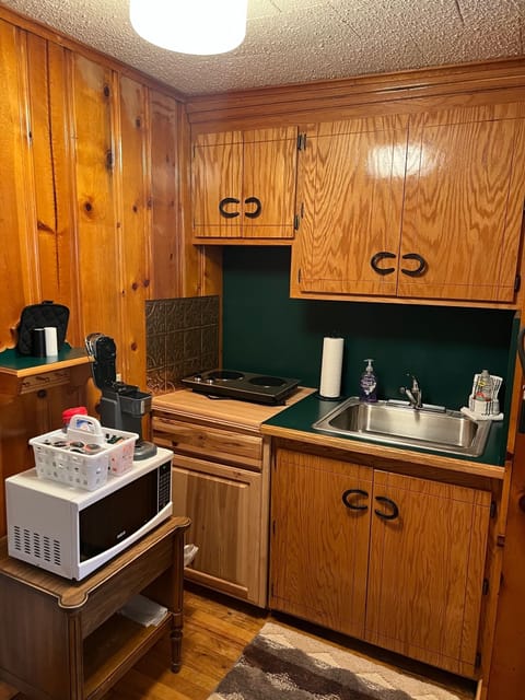 Deluxe Double Room, Kitchenette, Mountainside | Private kitchenette | Microwave, coffee/tea maker, freezer, paper towels