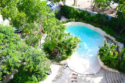 Deluxe Room, 1 King Bed, Private Pool | Balcony view
