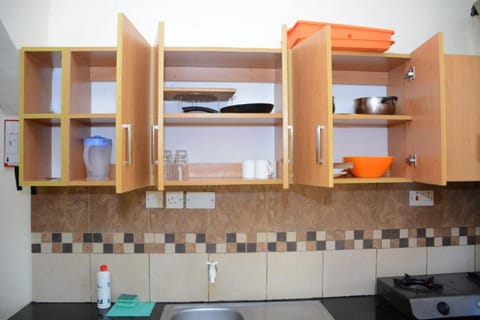 Apartment, 3 Bedrooms | Private kitchen | Fridge, microwave, blender, cookware/dishes/utensils