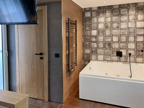 Deluxe Double Room | Bathroom | Shower, free toiletries, hair dryer, towels