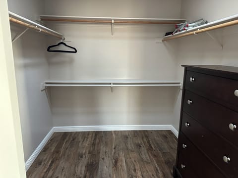 Large walk in closet