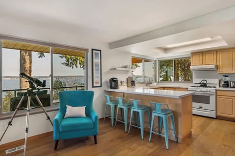 Enjoy the views with the telescope. Whale watching is not uncommon at Bells Beach.