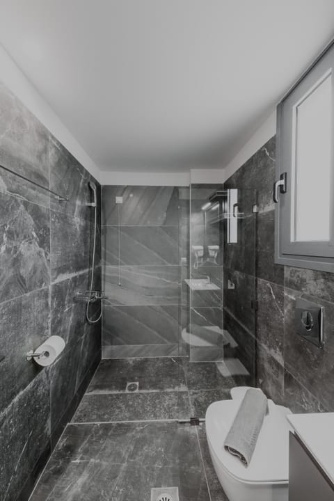 Deluxe Studio with Castle View | Bathroom shower