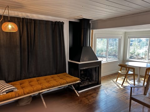 Cabin, 1 Queen Bed | Living area
