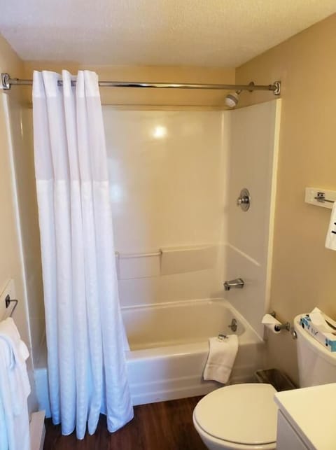 Superior Apartment | Bathroom | Combined shower/tub, hair dryer, towels, soap