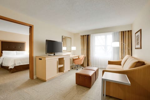 Suite, 2 Queen Beds, Non Smoking, Refrigerator & Microwave (Wet Bar) | Premium bedding, pillowtop beds, desk, laptop workspace