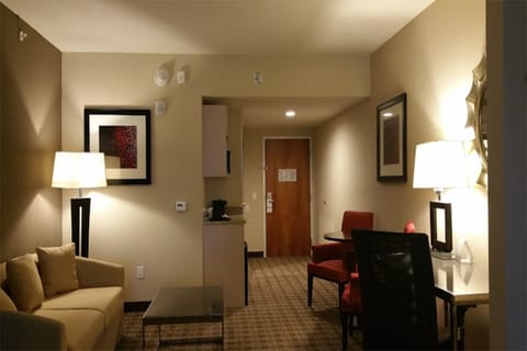 Suite, 1 King Bed | In-room safe, desk, iron/ironing board, cribs/infant beds