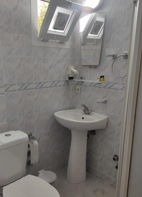 Business Double Room | Bathroom | Shower, hair dryer, slippers, towels