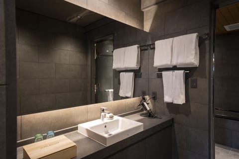 Premium Suite | Bathroom | Free toiletries, hair dryer, slippers, bidet