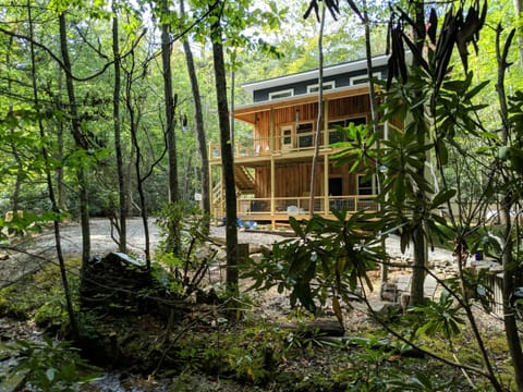View from across the creek