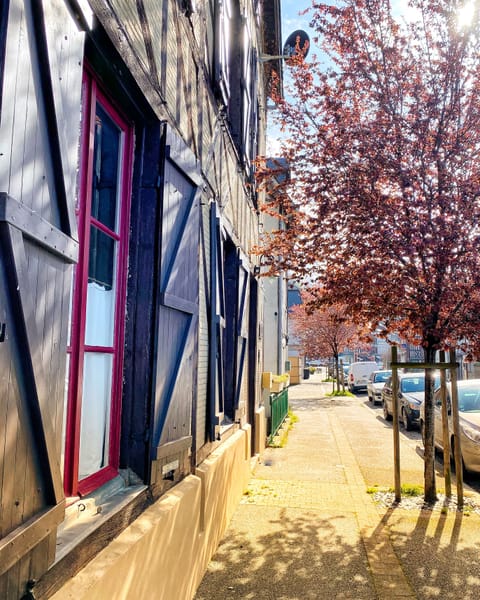 Tree lined promenades of Cormeilles