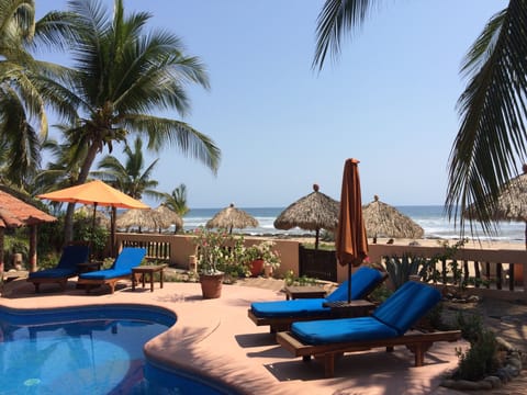 Cool off in the pool and then take your pick from our selection of sun loungers.