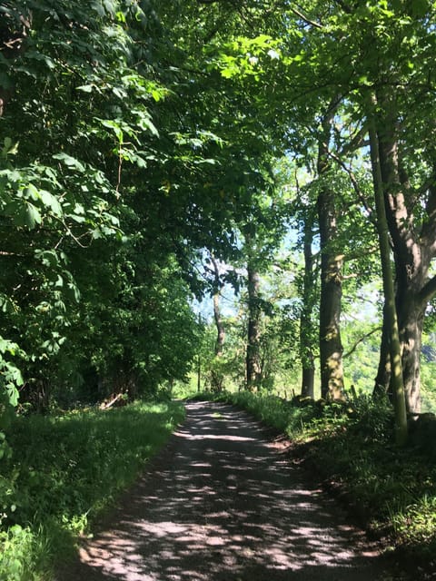 Larch Cabin is located on the historic path from Dollar to Rumbling Bridge.
