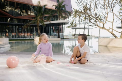 Indoor pool, outdoor pool, sun loungers