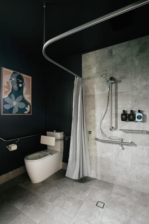 Estate Villa - Accessible | Bathroom | Shower, rainfall showerhead, hair dryer, bathrobes