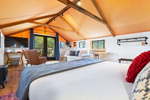 Bed/living area view