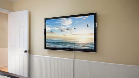 Large flat screen TV in the Master...