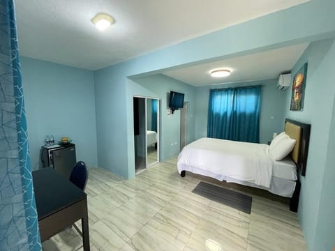 Premium Room, 1 Queen Bed | Iron/ironing board, free WiFi, bed sheets