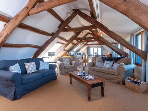 Living area | Lighthouse Watch, Strumble Head, Pembrokeshire Coast National Park