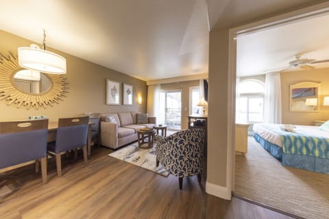 Suite, 2 Bedrooms | Living area | Flat-screen TV, DVD player