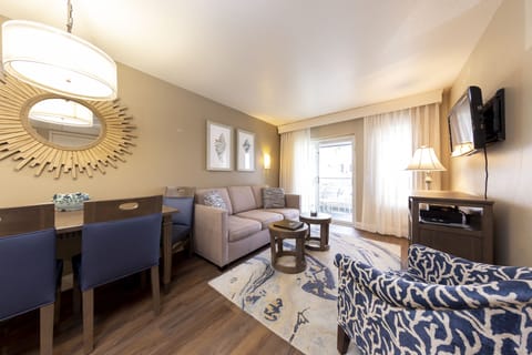 Suite, 1 Bedroom | Living area | Flat-screen TV, DVD player