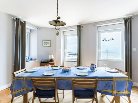 Table, Furniture, Property, Azure, Chair, Building, Window, Wood, Lighting, Interior Design