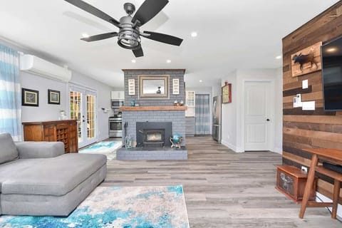 Spacious living room space.