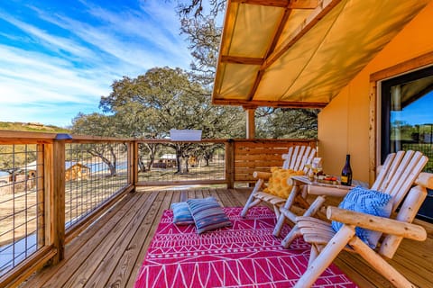 enjoy lake & hill country views from the deck
