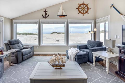 Relax and enjoy the ocean views from the living room.