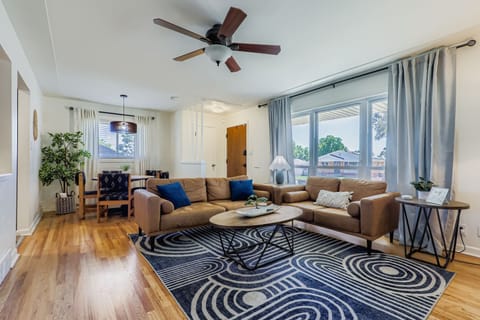 Open concept from living room to kitchen, allowing constant camaraderie.