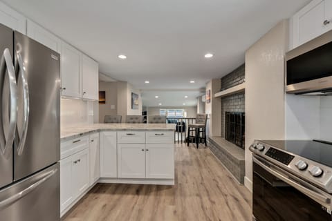 Main House (downstairs): kitchen & large open plan areas to relax.