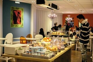 Daily continental breakfast for a fee