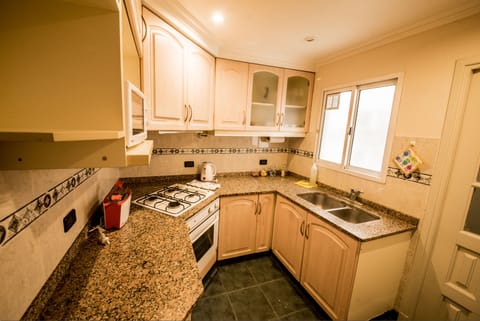 Family Apartment | Private kitchen | Full-size fridge, microwave, oven, toaster