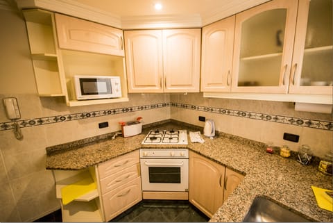 Family Apartment | Private kitchen | Full-size fridge, microwave, oven, toaster