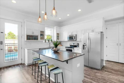 Freestyle's pool is conveniently off the kitchen...making outdoor dining easy.