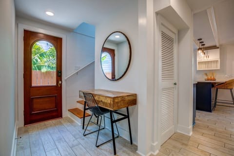 Step into your beautiful vacation home through this welcoming entryway.