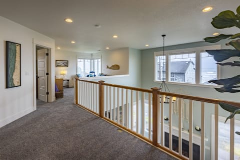 Upstairs landing looking into the loft living room