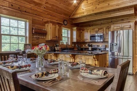 inviting dining table