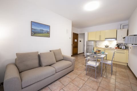 Standard Apartment, 1 Bedroom, Beachside (Casa Dolce Casa Stresa 50m from lake) | Living room | TV