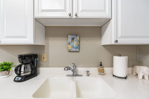 Chimney Base Chalet kitchen is fully equipped for cooking, baking, and quick meals.