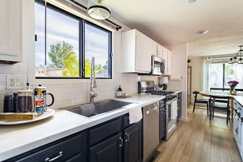 Fully equipped kitchen w/ everything you need to cook a full meal