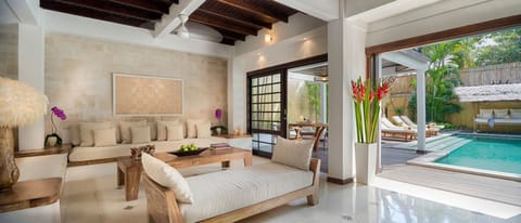 Premium Villa, 3 Bedrooms, Private Pool (Villa 16) | Living room | LCD TV