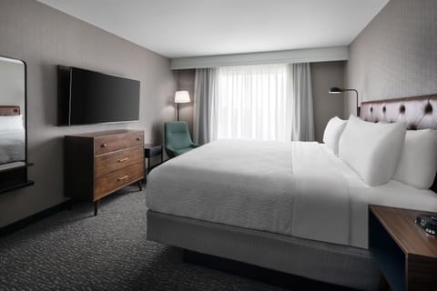 Premium bedding, memory foam beds, in-room safe, desk