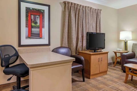 Room, 1 Queen Bed with Sofa bed, Non Smoking (Efficiency) | Desk, iron/ironing board, free WiFi, bed sheets