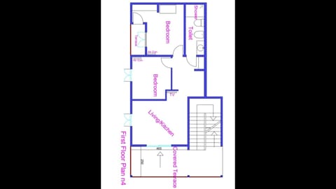 Apartment, 2 Bedrooms, Smoking, Balcony | Floor plan