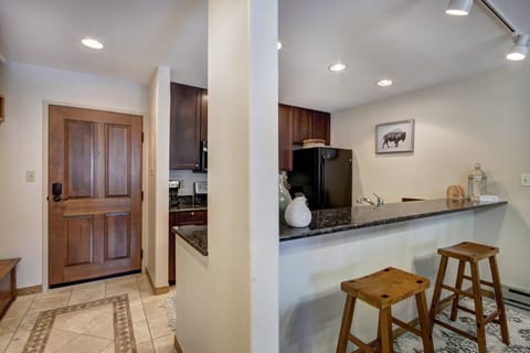 Condo, 2 Bedrooms | Private kitchen | Fridge, microwave, oven, stovetop