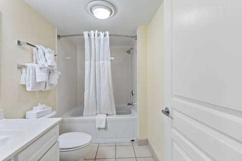 Suite, 2 Bedrooms (Oceanfront) | Bathroom | Hair dryer, towels